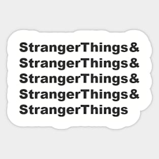 StrangerThings&StrangerThings Sticker